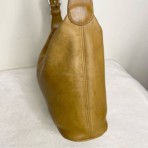 Vintage Coach Soho Mini Bucket Bag Purse Handbag Leather 4148 Lightweight Toffee - Picture 10 of 16